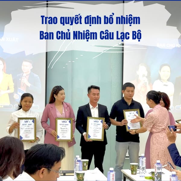 Nhận quyết định thành lập